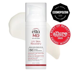 EltaMD UV Skin Recovery Face Sunscreen SPF 50 - White and Red